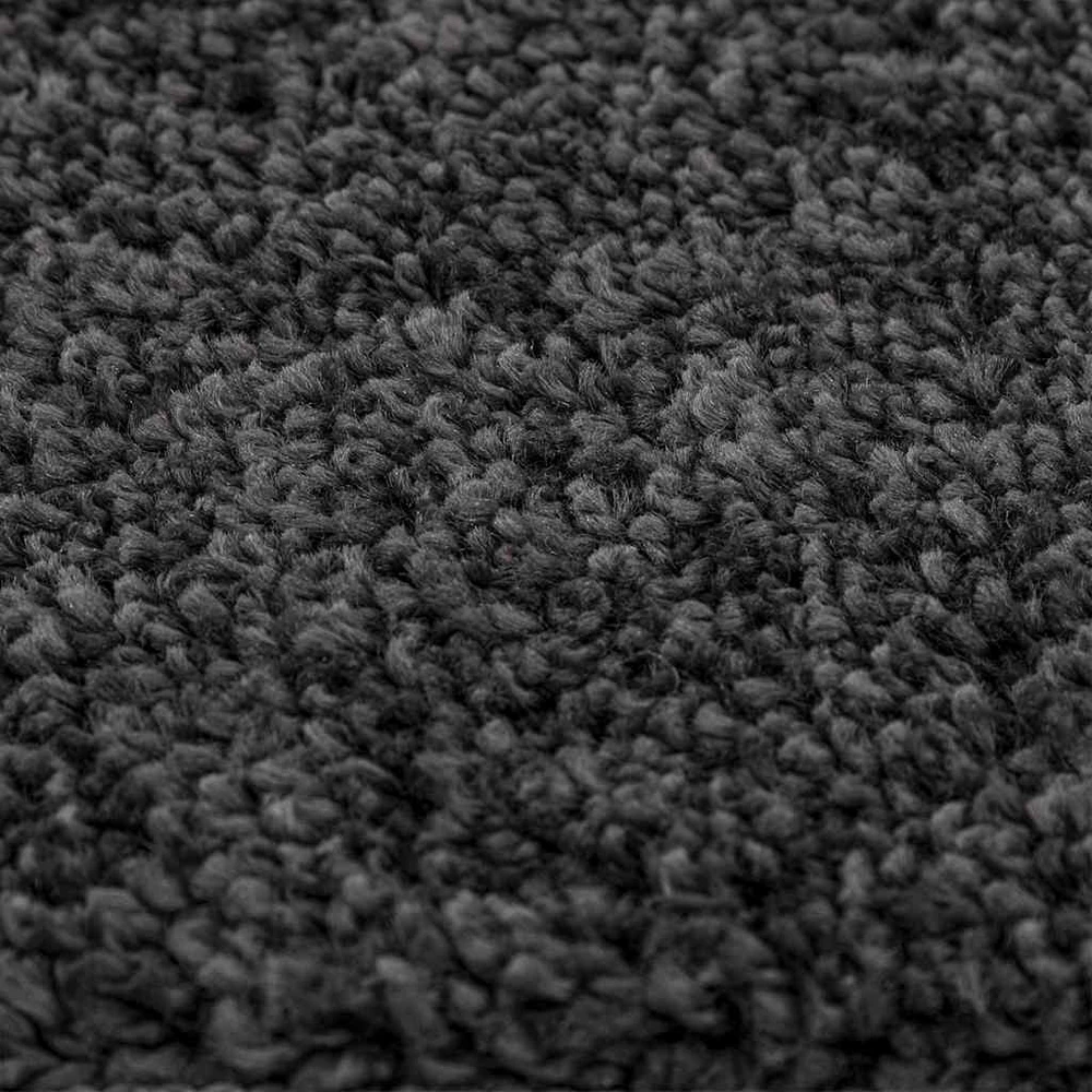 Neslystantis plaukuotas kilimas Tamsiai pilka 200 x 200 cm PP