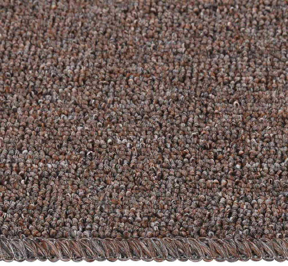 Neslystantys laiptų kilimėliai, 15vnt., rudi, 60x25cm