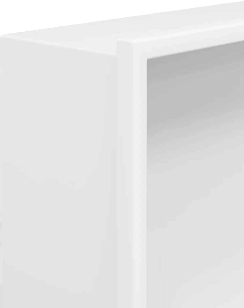 Nišinė dušo lentyna, matinės baltos spalvos, 62x32x9cm, plienas