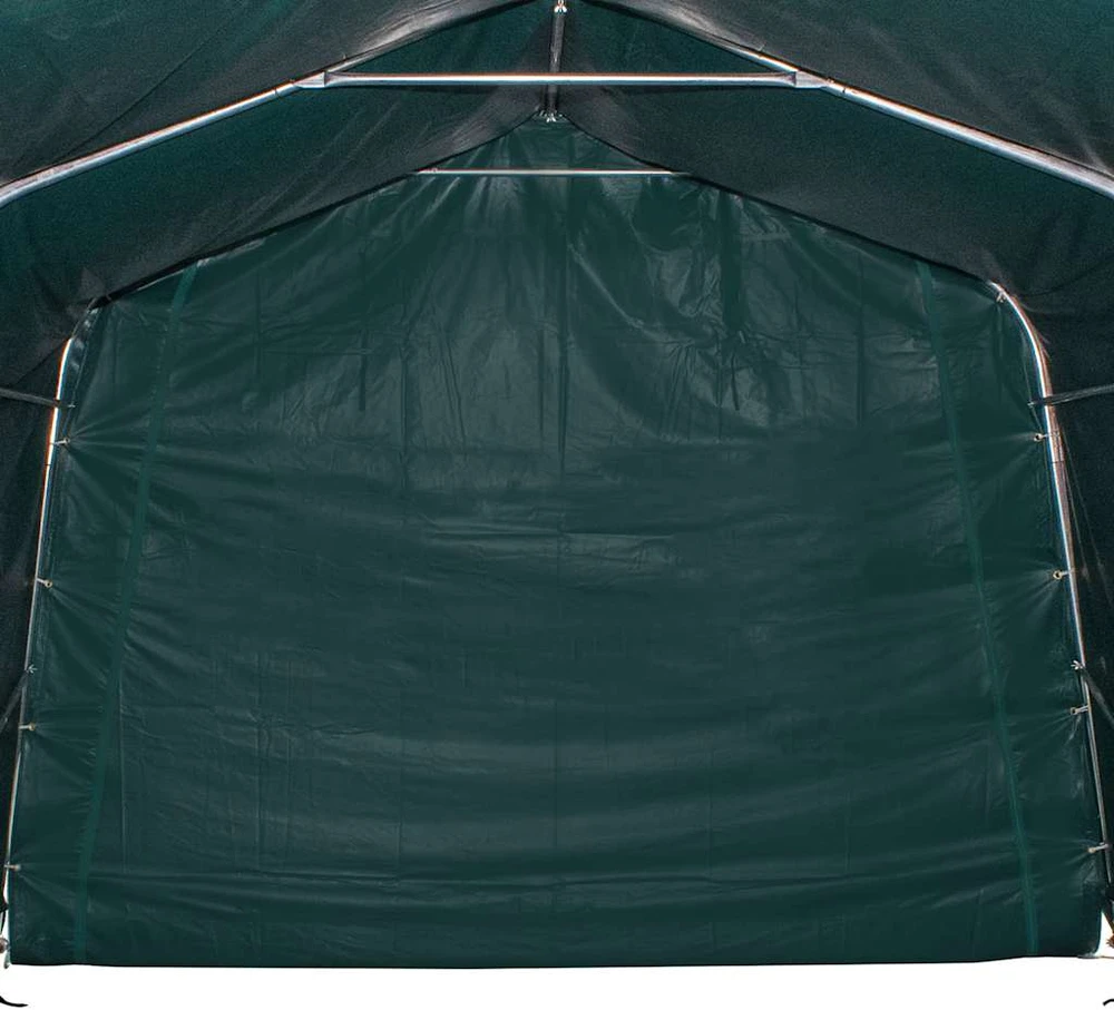 Nuimama palapinė gyvuliams, žalia, 3,3x3,2m, PVC, 550g/m²