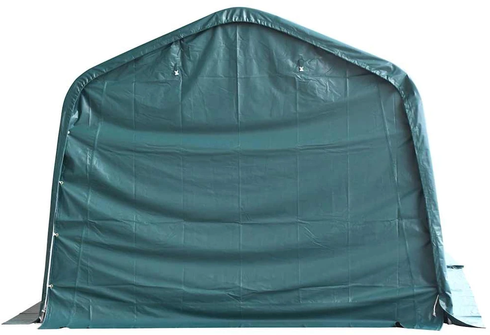 Nuimama palapinė gyvuliams, žalia, 3,3x3,2m, PVC, 550g/m²