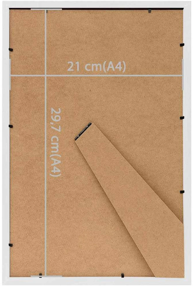 Nuotraukų rėmelis Nuotraukų rėmeliai-koliažai, 5vnt., balti, 21x29,7cm, MDF