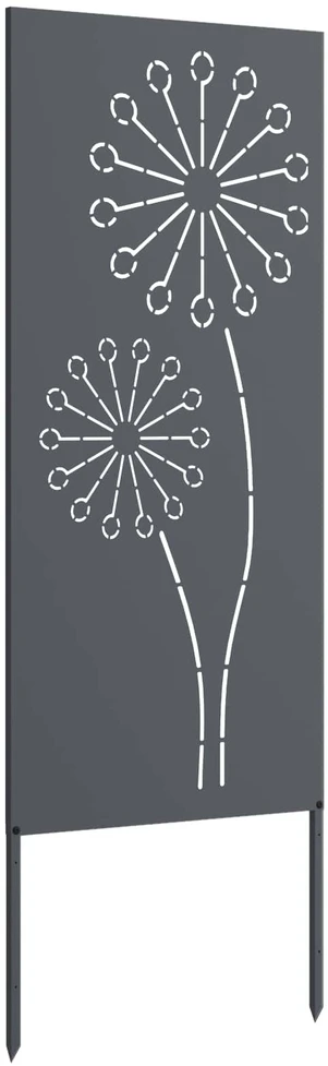 Sodo privatumo ekranas „Fretwork“ Antracitas 50 x 140 cm