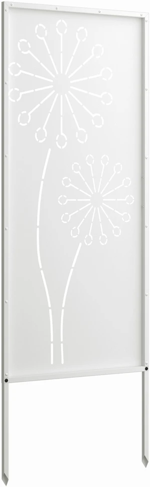 Sodo privatumo ekranas „Fretwork“ Balta 50 x 140 cm