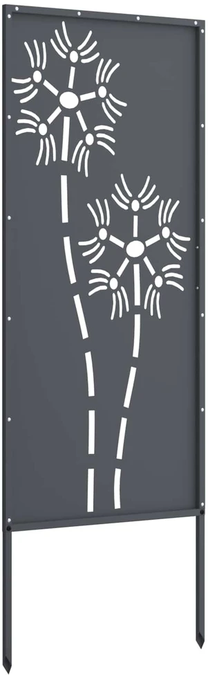 Sodo privatumo ekranas „Fretwork“ Antracitas 50 x 140 cm