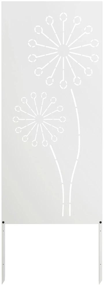 Sodo privatumo ekranas „Fretwork“ Balta 50 x 140 cm