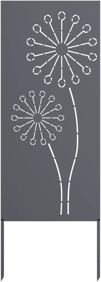 Sodo privatumo ekranas „Fretwork“ Antracitas 50 x 140 cm