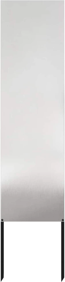 Sodo privatumo ekranas Sidabro 32 x 140 cm Nerūdijantis plienas