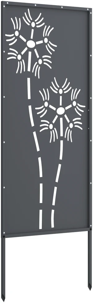 Sodo privatumo ekranas „Fretwork“ Antracitas 50 x 140 cm