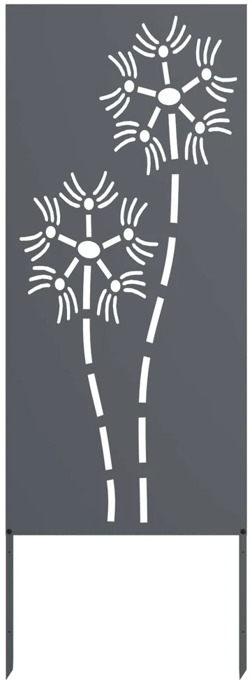 Sodo privatumo ekranas „Fretwork“ Antracitas 50 x 140 cm