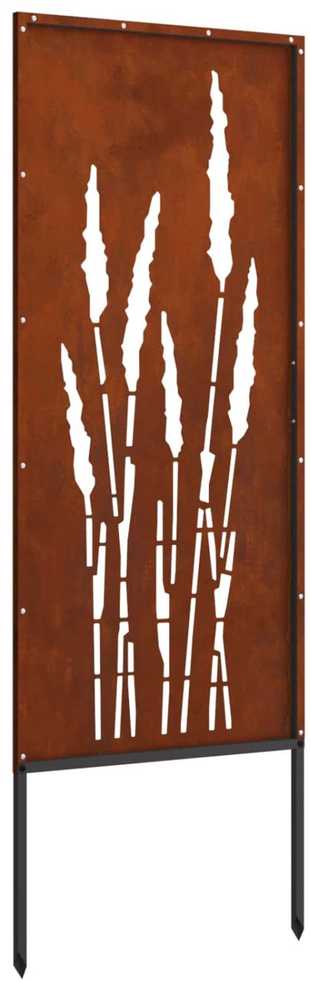 Nuotraukų rėmelis Sodo privatumo ekranas Gėlių Rūdijanti 50 x 140 cm