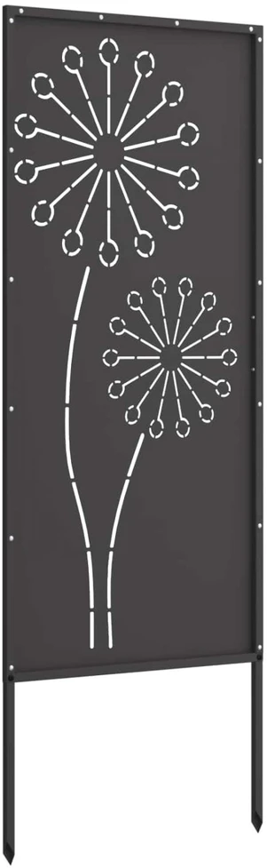 Sodo privatumo ekranas „Fretwork“ Juoda 50 x 140 cm