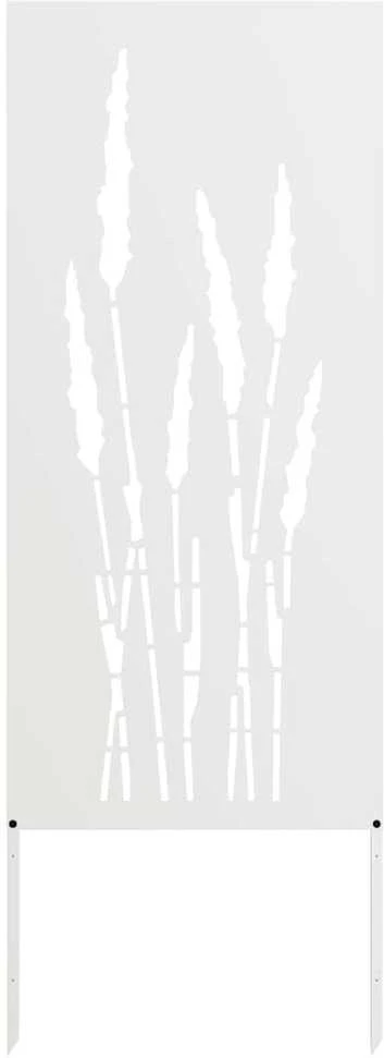 Sodo privatumo ekranas Gėlių Balta 50 x 140 cm