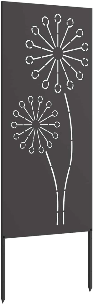 Sodo privatumo ekranas „Fretwork“ Juoda 50 x 140 cm