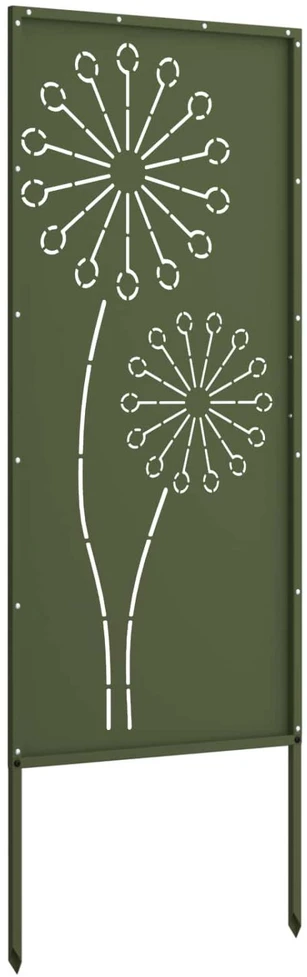 Nuotraukų rėmelis Sodo privatumo ekranas „Fretwork“ Alyvuogių žalia 50 x 140 cm
