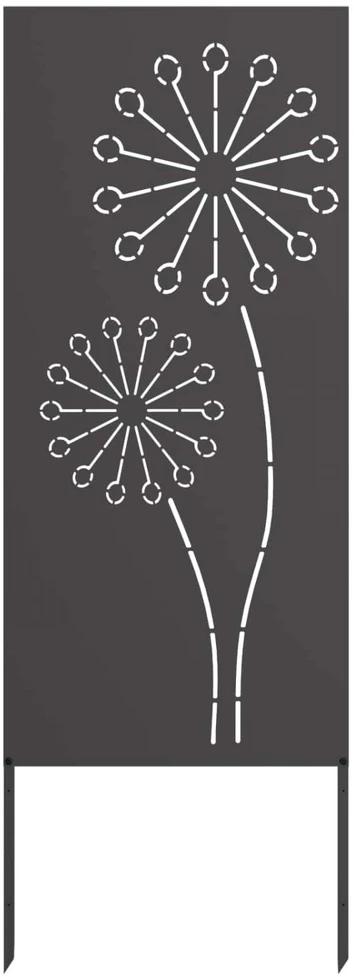 Sodo privatumo ekranas „Fretwork“ Juoda 50 x 140 cm