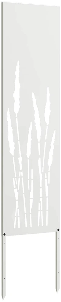 Sodo privatumo ekranas „Fretwork“ Balta 32 x 140 cm