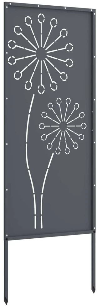 Sodo privatumo ekranas „Fretwork“ Antracitas 50 x 140 cm