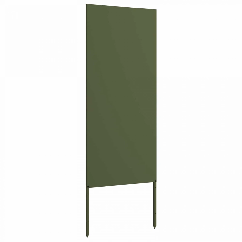 Sodo privatumo ekranas „Fretwork“ Alyvuogių žalia 50 x 140 cm