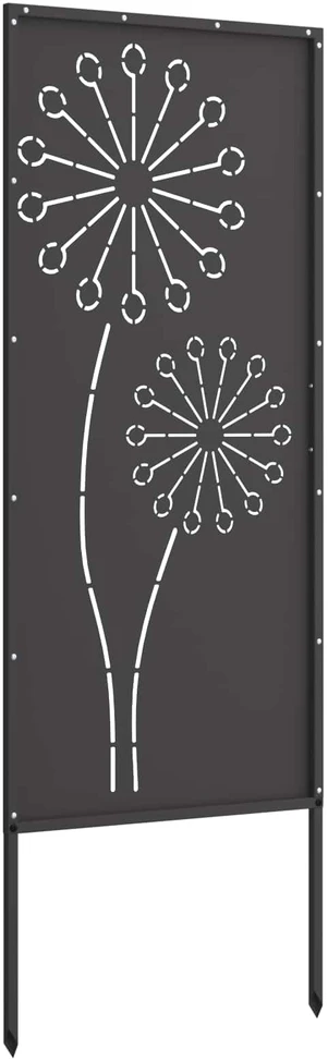 Sodo privatumo ekranas „Fretwork“ Juoda 50 x 140 cm