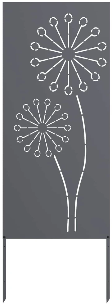Sodo privatumo ekranas „Fretwork“ Antracitas 50 x 140 cm