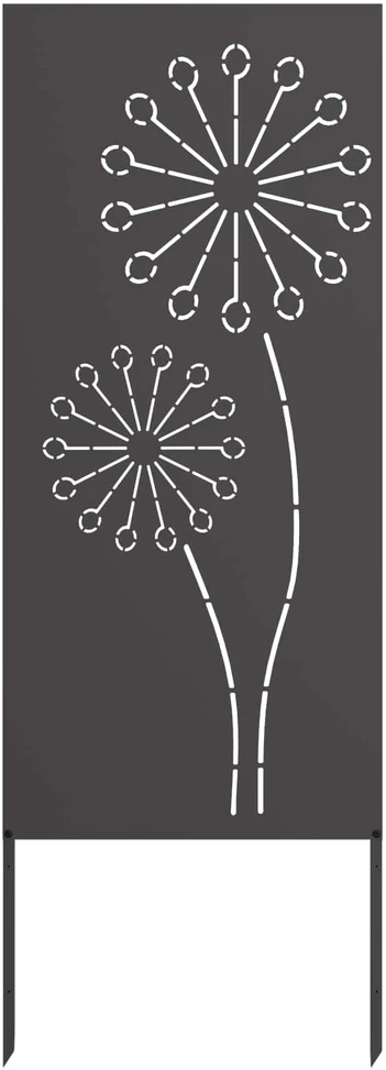 Sodo privatumo ekranas „Fretwork“ Juoda 50 x 140 cm