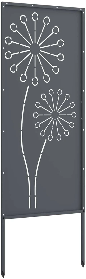 Sodo privatumo ekranas „Fretwork“ Antracitas 50 x 140 cm
