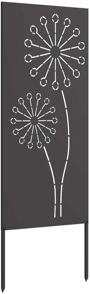 Sodo privatumo ekranas „Fretwork“ Juoda 50 x 140 cm