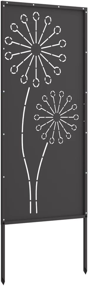Sodo privatumo ekranas „Fretwork“ Juoda 50 x 140 cm