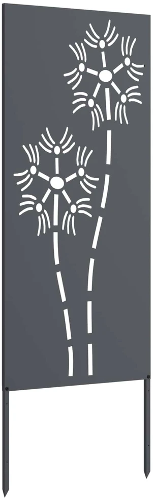 Sodo privatumo ekranas „Fretwork“ Antracitas 50 x 140 cm