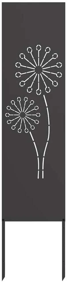 Sodo privatumo ekranas „Fretwork“ Juoda 32 x 140 cm