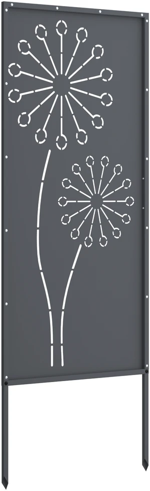 Sodo privatumo ekranas „Fretwork“ Antracitas 50 x 140 cm