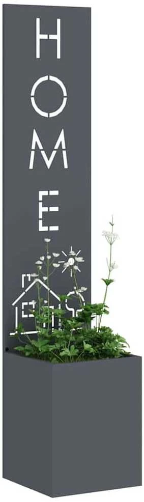 Sodo privatumo ekranas „Fretwork“ Antracitas 32 x 32 x 150 cm