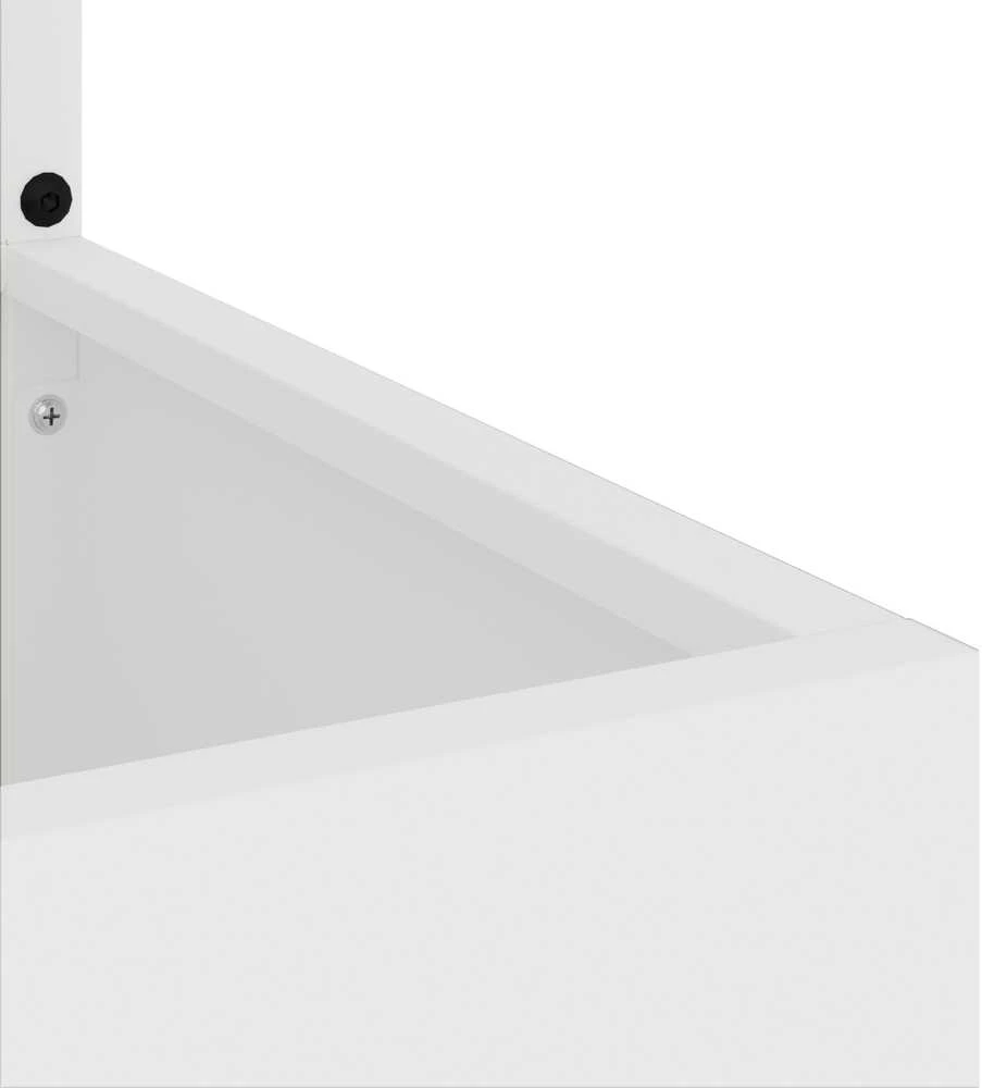 Sodo privatumo ekranas „Fretwork“ Balta 32 x 32 x 150 cm