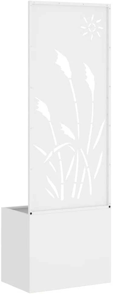 Sodo privatumo ekranas „Fretwork“ Balta 50 x 32 x 150 cm
