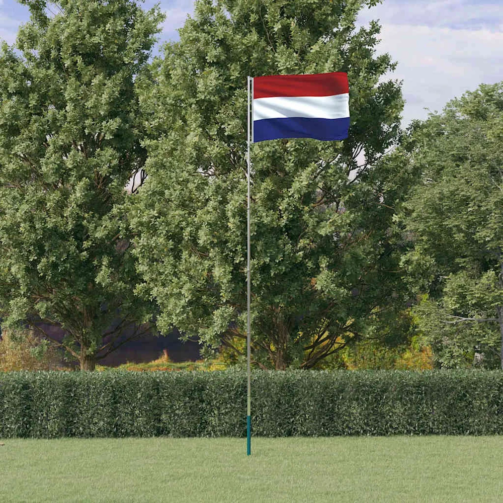 Nyderlandų vėliava su stiebu, aliuminis, 5,55m