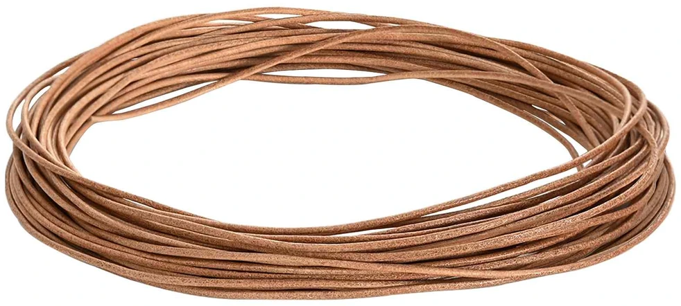 Odinė gija 1 Ruda Ø1,5 mm x 10 m Oda