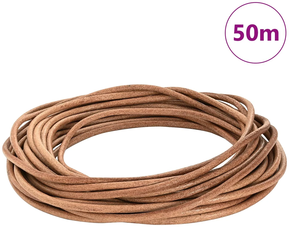 Odinė gija 1 Ruda Ø5 mm x 50 m Oda