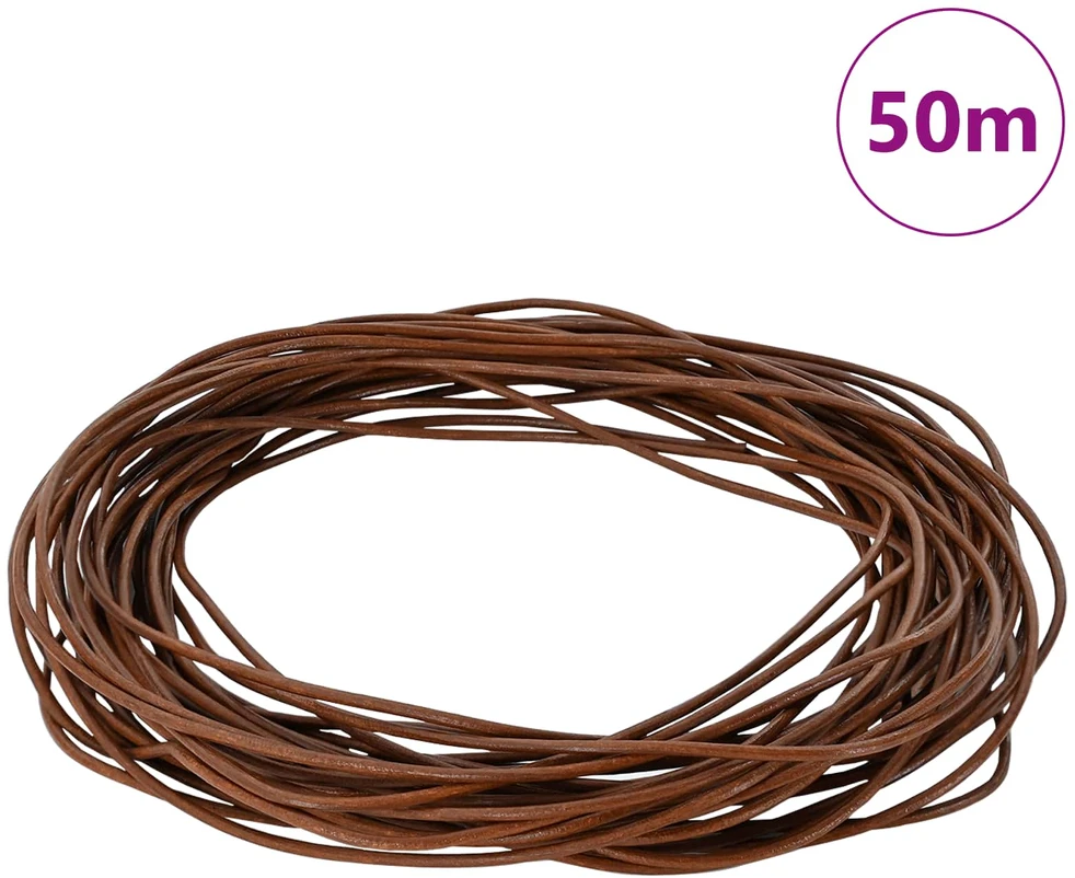 Odinė gija 1 Šviesiai rudas Ø1,5 mm x 50 m Oda