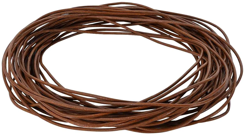 Odinė gija 1 Šviesiai rudas Ø2 mm x 50 m Oda