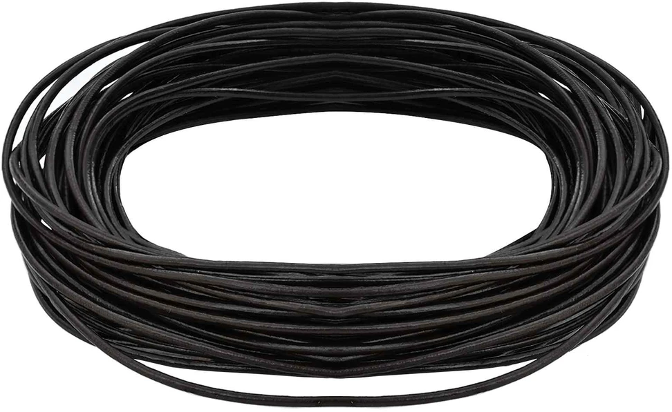 Odinė gija 1 Tamsiai rudas Ø1,5 mm x 50 m Oda