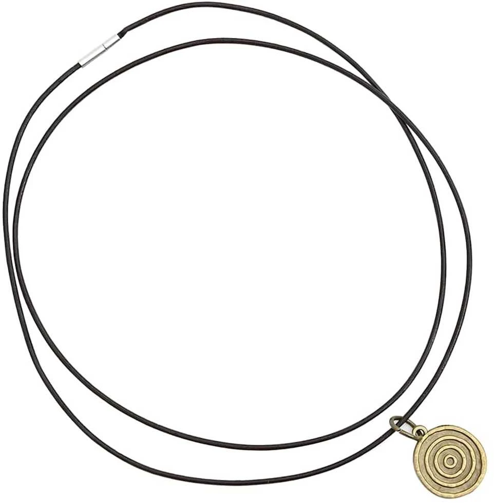 Odinė gija 1 Tamsiai rudas Ø1 mm x 5 m Oda