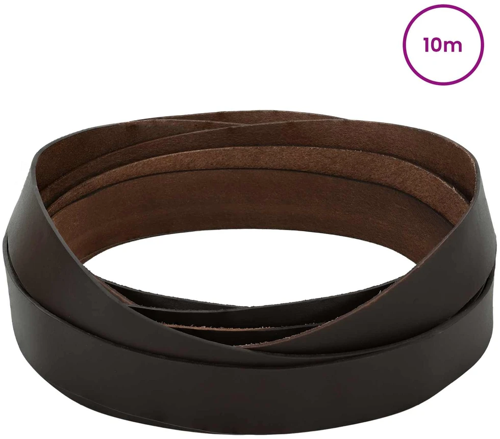 Odinis diržas 1 Tamsiai rudas 1000 x 3,5 cm Oda