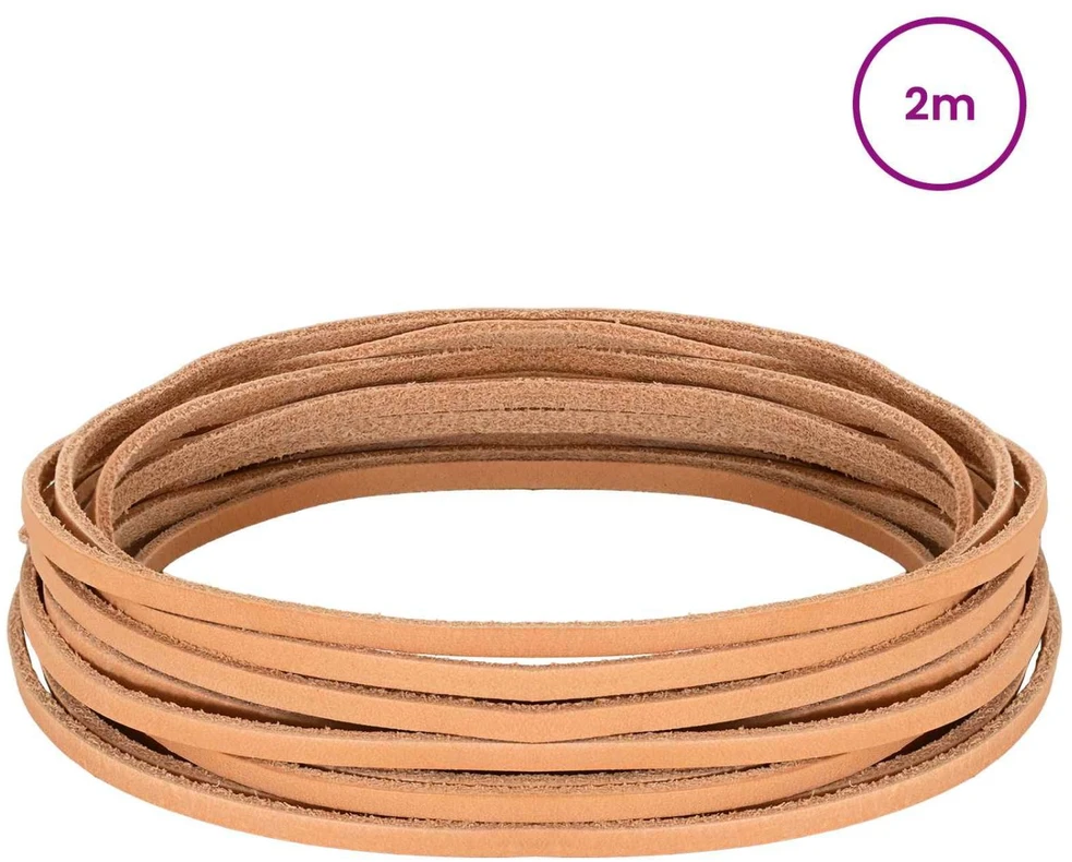 Odinis diržas 1 Šviesiai rudas 200 x 0,4 cm Oda