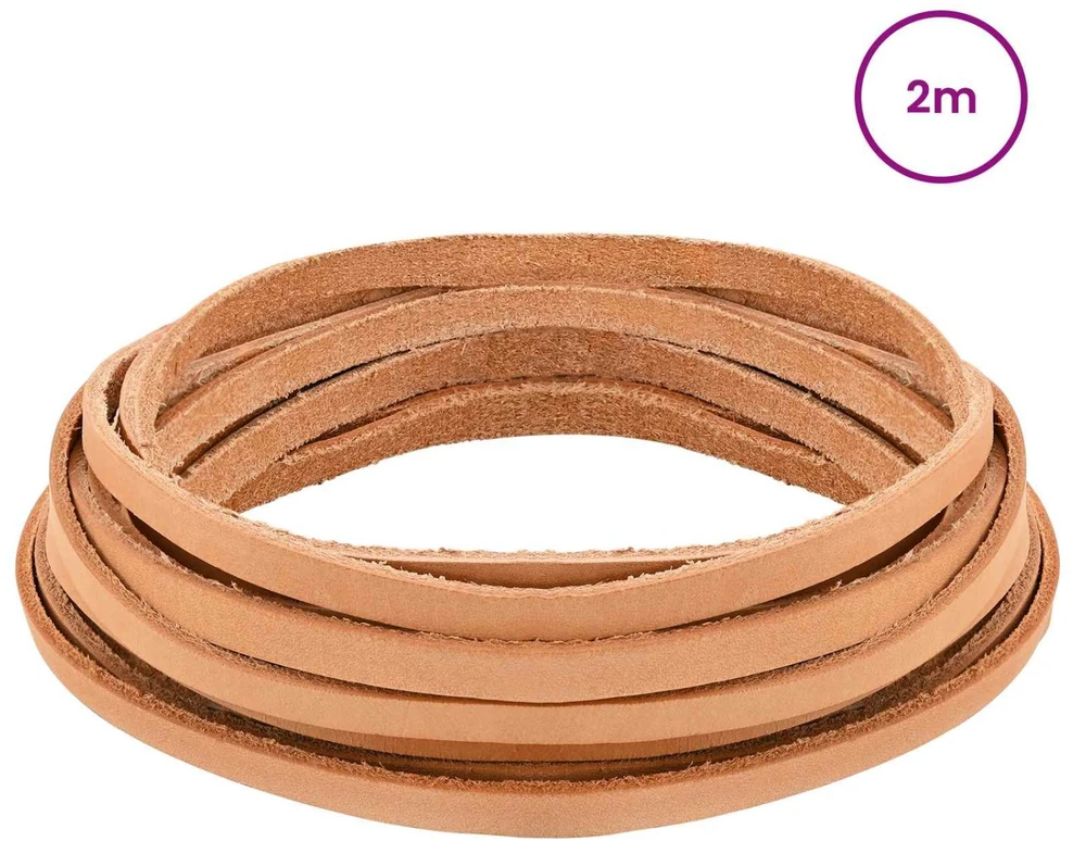 Odinis diržas 1 Šviesiai rudas 200 x 0,8 cm Oda
