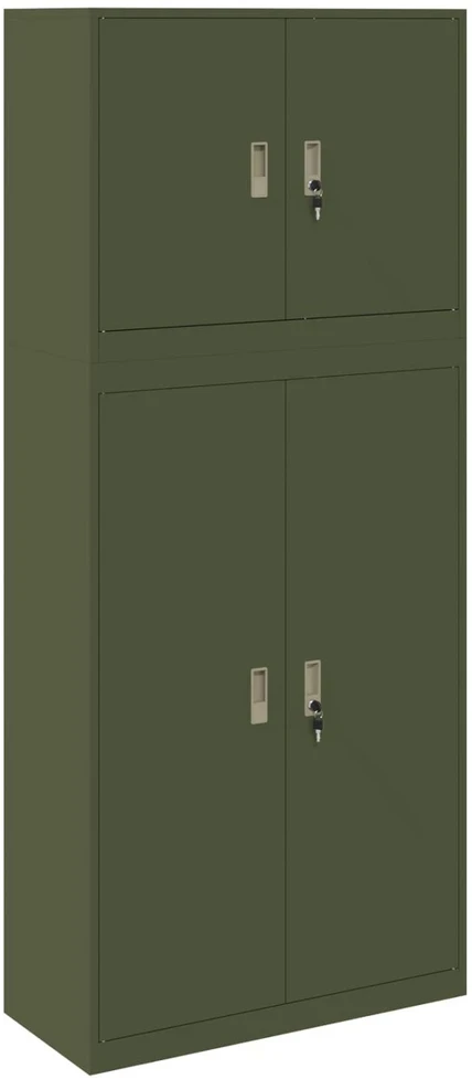 Oppbevaringsskap 2 vnt. Alyvuogių žalia 90 x 40 x 210 cm