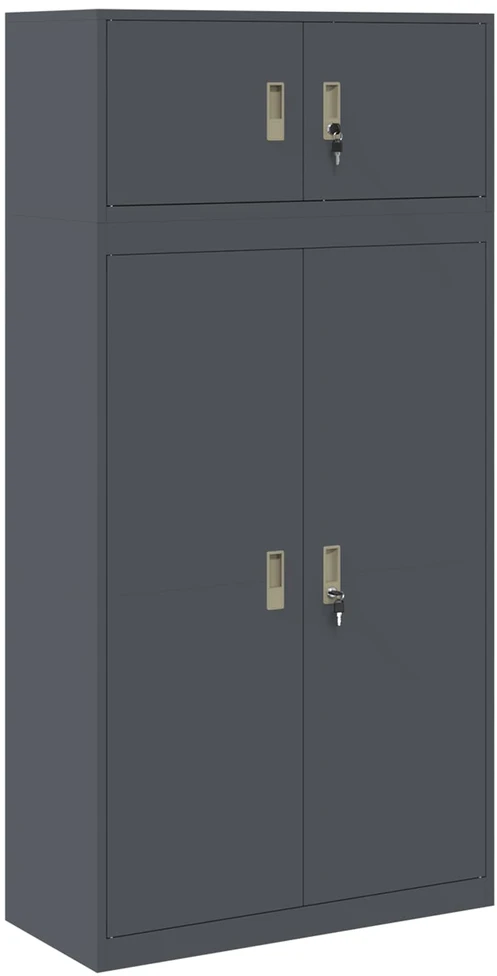 Oppbevaringsskap 2 vnt. Antracitas 90 x 40 x 180 cm Plienas
