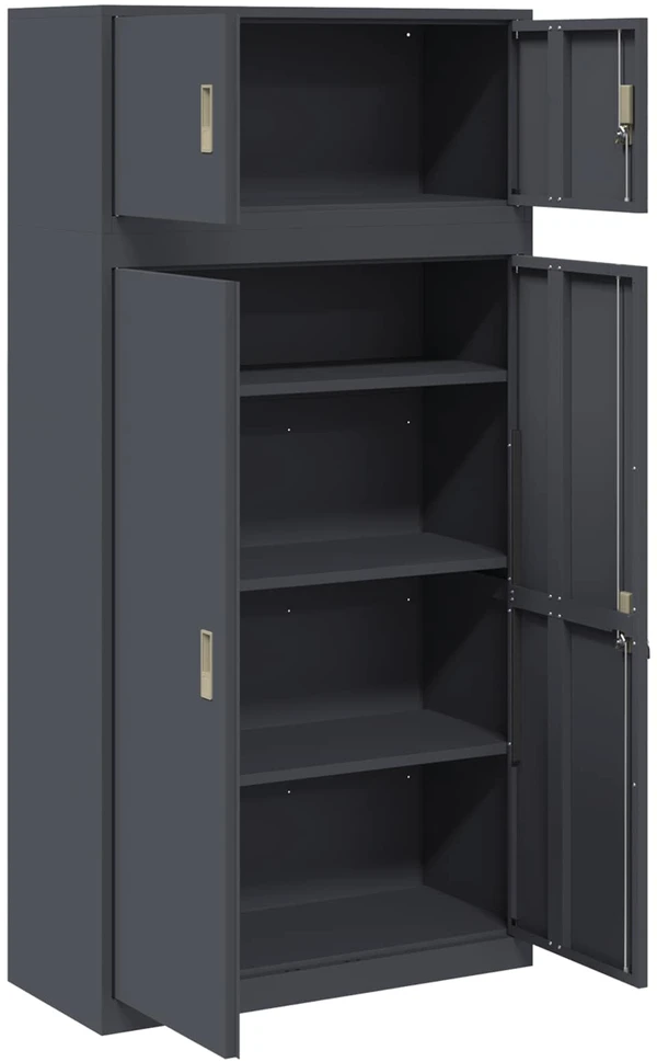 Oppbevaringsskap 2 vnt. Antracitas 90 x 40 x 180 cm Plienas