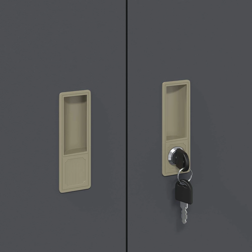 Oppbevaringsskap 2 vnt. Antracito 60 x 40 x 175 cm Plienas