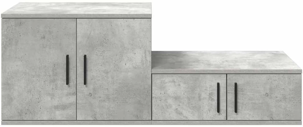 Oppbevaringsskap 2 vnt. Betono pilka 118 x 41 x 40 cm